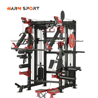 En gros, équipement de fitness professionnel en acier de marque Warm Brand, multifonctionnel : Machine Smith, machine à squats, Power Cage, Rack, Banc