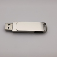 Nuevo Modelo 2026, Unidad Flash USB 2.0 Tipo C de Metal, 16GB 32GB 64GB, Logotipo Grabado con Láser, Memoria USB C Dual