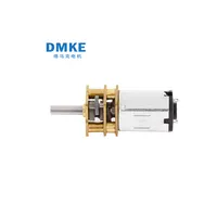 Dmke DM12-N20 Đôi Trục Kép Hộp Số Bánh Xe Tốc Độ Thấp 3V Kim Loại Mini Worm Micro Dc Gear Motor