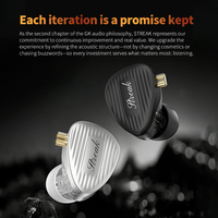 Écouteurs intra-auriculaires HiFi GK Streak KUN Hybrid DualDriver, planaires + dynamiques, audiophiles, avec câble détachable 3,5 mm pour la musique et les jeux