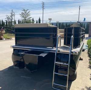 Bateau de pêche <span class=keywords><strong>Gospel</strong></span> Boat 7m/23ft, <span class=keywords><strong>meilleur</strong></span> bateau ponton familial pour les loisirs, bateau en aluminium - Product Image 3