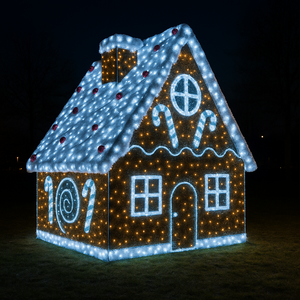 Train de Noël extérieur Décoration lumineuse LED Affichage de la <span class=keywords><strong>gare</strong></span> du pôle <span class=keywords><strong>Nord</strong></span> pour Holiday Park Plaza Street Event - Product Image 4