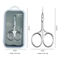 Ensemble professionnel de coupe-ongles de petite manucure en acier inoxydable pointe pré-pliée anti-pincement pour outil de beauté des doigts