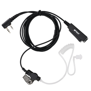 DM 1701 2 PIN Air Duct High Quality PTT Earpiece for <b>Walkie</b> <b>Talkie</b> Security Use with Shoulder Strap VHF/UHF Compatible - Product Image 1