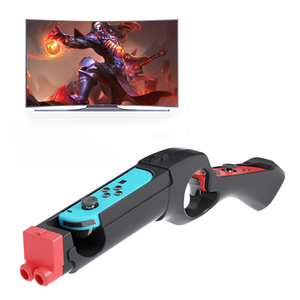 New Game Gun Controller Easy Install Handle Gamepad Bracket Portable Gaming Accessories Left and Right for Oled <b>Switch</b> - Product Image 1