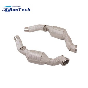 Tubo de Escape de Acero Inoxidable SS304 con Protector Térmico para Maserati Ghibli 3.0T V6 – Escape de Alto Rendimiento de Instalación Directa 2013-2022 - Product Image 2