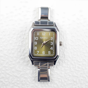 Vendita calda da donna orologio al quarzo stile europeo americano opzione fai da te tutte le partite modulare in acciaio inox bracciale puntatore di vetro - Product Image 6