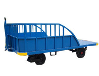 Chariot de transport spécial pour bagages d'aéroport, remorque à cabine fermée, chariot à bagages pour l'aviation