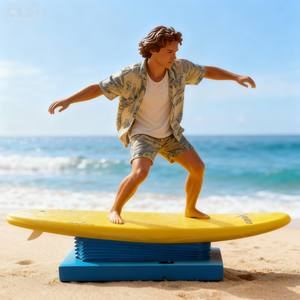 Planche de surf haut de gamme en silicone, couleur et taille personnalisables, pour enfants, équipement de divertissement extérieur, activité ludique, 8 activités de plein air - Product Image 1