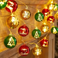 Weihnachtsmann LED-Lichterkette IP55 Wasserdicht Bunte Weihnachtsbaum- & Fensterdekoration