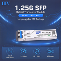 Module émetteur-récepteur optique SFP 1.25G 1310nm 40KM, conception Plug and Play, installation facile, taille compacte, pour la mise à niveau des équipements réseau