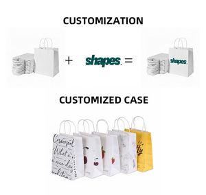 Hot Selling Eco-Friendly Portable Thickened Kraft Paper Grocery <b>Bag</b> with Microwaves for Supermarket and Takeout Use - Product Image 4