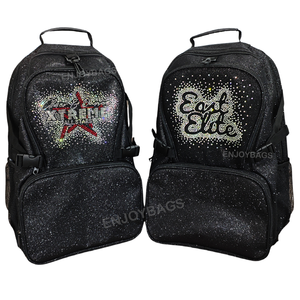 Enjoybags lấp lánh cheer túi với logo và màu sắc customizaton thạch ba lô và khiêu vũ bookbag cho cổ vũ cô gái - Product Image 3