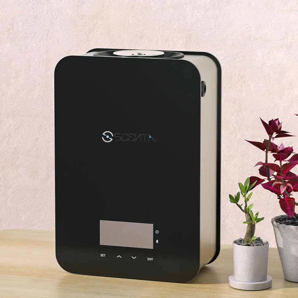 SCENTA-purificador de aire portátil para el hogar, dispositivo de lujo con Bluetooth, aplicación personalizada, con logotipo Personal, montado en la pared