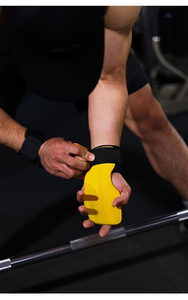 Poignées de gymnastique professionnelles en cuir, protège-paumes pour la musculation, protège-mains pour le cross-training, équipement de fitness personnalisé - Product Image 3