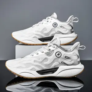 Lichtgewicht Wandelende Stijlvolle Mesh Schoenen Casual Heren Ademende Modieuze Sneakers