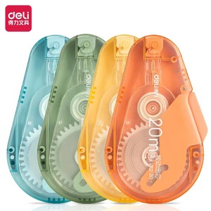 Deli Correction Tape VR2-20 20M Push Button Office Stationery - Product Image 1
