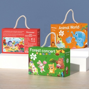 Nuovo Puzzle per Bambini 2014, 36 Pezzi in <span class=keywords><strong>Cartone</strong></span>, Gioco Educativo con Forme di Animali Stampate per Ragazzi e Ragazze - Product Image 2