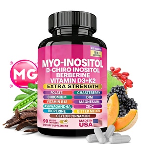 Cápsulas de Inositol Multivitamínico D-Chiro Aura 16 en 1, Suplemento para la Salud del Adulto, Apto para Mujeres Embarazadas - Product Image 1
