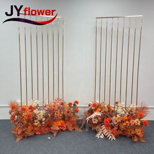 JY ขาตั้ง<span class=keywords><strong>ซุ้ม</strong></span>แต่งงานสีทองหรูหราฉากหลังทำจากสแตนเลสสำหรับงานวันเกิดของตกแต่งงานปาร์ตี้<span class=keywords><strong>เหล็ก</strong></span>ในงานแต่งงาน - Product Image 2