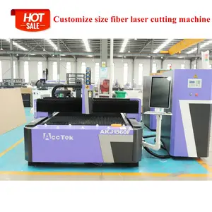 Machine de découpe laser à fibre CNC pour la découpe de tôles métalliques 6020 à 4kw