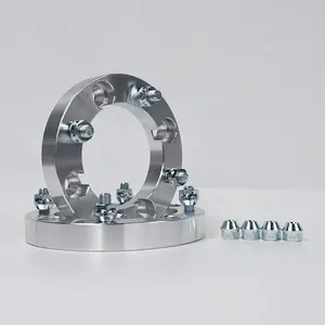 Adaptateur <span class=keywords><strong>de</strong></span> <span class=keywords><strong>roue</strong></span> universel à clous centrés <span class=keywords><strong>sur</strong></span> moyeu, entretoise <span class=keywords><strong>de</strong></span> <span class=keywords><strong>roue</strong></span> à 4 trous, 4x100 à 4x114.3 avec écrou - Product Image 1