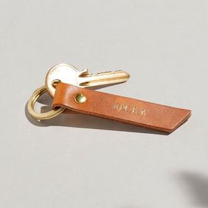 Custom Engrave Logo Colorful Plain Blank Car Key Holder Premium PU Leather Metal Ring Keychain Business <b>Gifts</b> for Dad Friends - Product Image 5