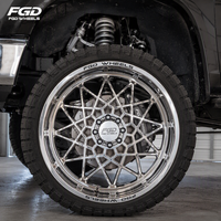 Roue en alliage T6061 de 20, 24, 26, 28, 30 pouces, motif multi-vis 8x165.1, roue forgée pour les séries F-250/F-350