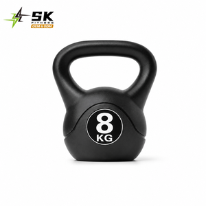 เคทเทิลเบลล์ SK-HL7 เคลือบ PE บรรจุคอนกรีต ด้ามจับกว้าง พร้อมสัญลักษณ์น้ำหนักแบบพิมพ์ สำหรับใช้ในบ้าน ยิม สตูดิโอ และคลับ - Product Image 1