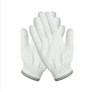 بيع مباشر من المصنع في الصين ، قطن أبيض حليبي ، قفازات أمان للصناعة - Product Image 2