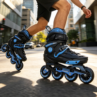Patins à roulettes en ligne professionnels de haute qualité, patins à roulettes à quatre roues, patins à roulettes en ligne pour la récréation en plein air, chaussures de patinage de fitness