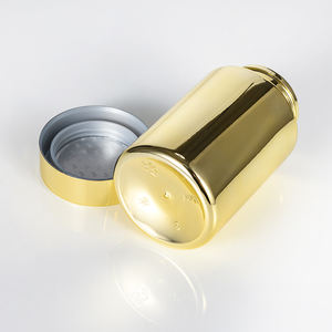 Pot en PET plaqué or de 150 ml avec bouchon à vis, récipient de stockage hermétique pour compléments alimentaires, épices et capsules, emballage haut de gamme - Product Image 5