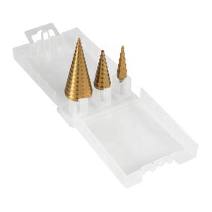 Jeu de forets étagés <span class=keywords><strong>HSS</strong></span> à tige hexagonale métrique 3 pièces en usine pour forets encastrés en métal R Trough - Product Image 2