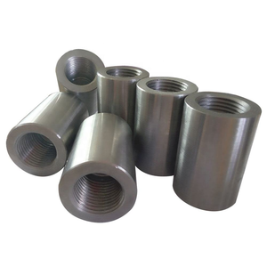 25mm Zinc Alloy Steel Rebar Coupler Polished Mechanical Connector Threaded Sleeve for Reinforcement Splicing - Product Image 4