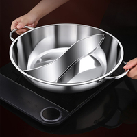 Stainless Steel Hot Pot Memasak Cina Shabu Shabu Pot Mandarin Bebek Hot Pot