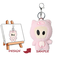 Jouet en peluche super doux personnalisé pour fans - Remplissage en coton PP personnalisable pour les fêtes