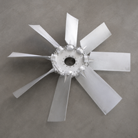 Großer Durchmesser 9W Aluminium Axiallüfter für Motor, Kühler, Dieselmotor, Belüftung, Generator