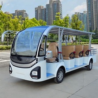 Bus et voiture électriques de tourisme pour 8/11/14 passagers, pour attractions touristiques et écoles