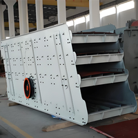 Crible vibrant double étage pour le recyclage des minerai de minerai de fer, capacité 1000tph, alimenté au diesel, pour l'Asie