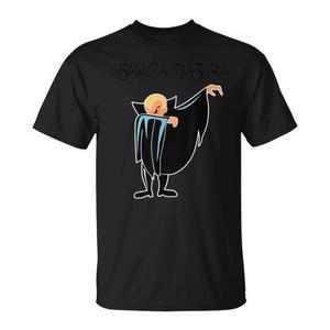 Camiseta Abraca-Dab-Ra con diseño gráfico negro, ropa informal para hombre - Product Image 1