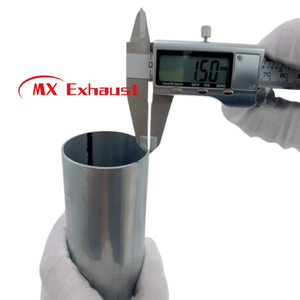 ท่อไอเสีย MX คุณภาพสูง SA1D/DX53D/DX54D As80/120g ERW เชื่อมด้วยเหล็กเคลือบอลูมิไนซ์ สำหรับระบบท่อไอเสียรถยนต์ - Product Image 2