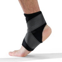 Attelles de cheville respirantes ATAN pour le basketball avec sangles Velcro réglables, technologie anti-humidité, soutien de la cheville