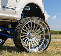 Jantes chromées FANXI 22x12 6x135 pour Ford F-150 4x4, taille de jante 22x14 24x14 8x170 pour Ford F250 26x16 8x180 pour GMC