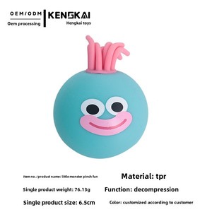 HENG Kai อุปกรณ์บริหารผมสำหรับคนดังทางอินเทอร์เน็ต, ของเล่นแบบบีบอัดเส้นเล็กๆลาย EVA - Product Image 5
