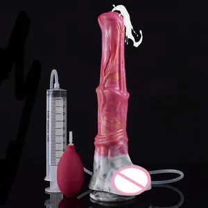 View Larger Image Add To Compare Share Large Animal Horse Dildo With Sucker Squirting Function Liquid Silicone Ejaculatin