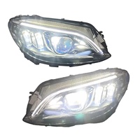Phares LED multi-faisceaux géométriques W205, version européenne, modèle conduite à gauche