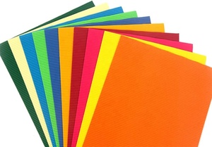 Foglio A4 cartone forniture artigianali cartone fogli di cartone colorato mestiere S carta ondulata colorata - Product Image 2