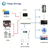 Batterie de stockage au lithium VANYO 51.2V 314Ah 16kWh pour villa, optimisation de la puissance solaire (Powerwall), faible entretien