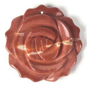 Jaspe Mookaite Natural de Alta Demanda, Cuentas Talladas en Forma de Flor Creadas en Laboratorio, Piedras Preciosas para Joyería, Mejor Oferta - Product Image 3