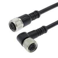 Conector impermeable de 4, 5 y 8 pines, cable de 1, 2 y 3 m (longitud personalizable)